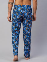 Men's Printed, Multicolor, Cotton, Regular Fit, Elasticated, Waistband, Pyjama  With Side Pockets